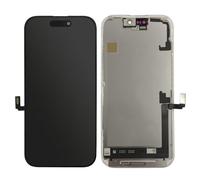 SRJTEK 【Soft OLED】 For iPhone 17 Soft OLED Screen Replacement Black 6.3 Inch Display Digitizer Frame Assembly A3520 A3258 A3519 A3521 3D Touch Face ID True Tone with Repair Tools