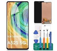SRJTEK TFT For Samsung Galaxy A52S 5G LCD Display Screen Replacement SM-A528B SM-A528B/DS SM-A528N Touch Digitizer Kits (Black,No Frame,No Fingerprint)