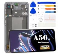 SRJTEK TFT for Samsung Galaxy A56 5G LCD Screen Replacement for Samsung A56 5G SM-A566B SM-A566E Display Touch Screen Assembly with Repaie Kit (6.7 inch, Black with Frame)