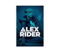 SRJUDR Alex Poster Rider Spy Thriller Minimalist Vintage TV SeriesPosters Art Pop Wall Art & Prints Canvas Design Portrait Wall Decoration 08x12inch(20x30cm) Unframe-style