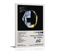 SRJUDR Daft Punk Random Access Memories Music PosterPosters Art Pop Wall Art & Prints Canvas Design Portrait Wall Decoration 08x12inch(20x30cm) Frame-style