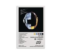 SRJUDR Daft Punk Random Access Memories Music PosterPosters Art Pop Wall Art & Prints Canvas Design Portrait Wall Decoration 08x12inch(20x30cm) Unframe-style