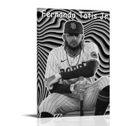 SRJUDR Fernando Tatis JrPosters Art Pop Wall Art & Prints Canvas Design Portrait Wall Decoration 12x18inch(30x45cm) Frame-style