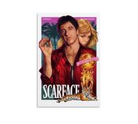 SRJUDR ScarfacePosters Art Pop Wall Art & Prints Canvas Design Portrait Wall Decoration 12x18inch(30x45cm) Unframe-style