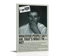 SRJUDR Whatever People Say I Am， That's What I'm Not by Arctic MonkeysPosters Art Pop Wall Art & Prints Canvas Design Portrait Wall Decoration 08x12inch(20x30cm) Frame-style