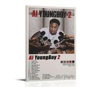 SRJUDR YoungBoy Never Broke Again Al YoungBoy 2Posters Art Pop Wall Art & Prints Canvas Design Portrait Wall Decoration 12x18inch(30x45cm) Frame-style