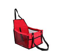 SRKATI Dog Potty Dog Toilet Folding Hammock Protector Dog Bed Car Front Seat Cover Pet Back Bag Mesh Bag Basket Pet Travel Mat(Red)