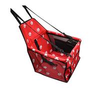 SRKATI Dog Potty Dog Toilet Pet Dog Carrier Car Seat Cover Cushion Carry Dog Bag Car Travel Folding Hammock(Red)