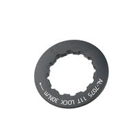 SRKATI flywheel Remover Road Bike Bicycle Cassette Sprocket Lockring 8s 9s 10s 11s Flywheel Cover Threaded Fixing Ring 11T MTB Parts Flywheel Puller(8-11s Lockring Black)