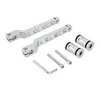 SRKATI Motorcycles Gear Shift Levers Parts Fit for Harley Davidson FL Softail Electra Street Tri Glide Ultra Classic Road King Heel Toe Shifter Levers(Chrome)