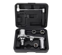 Srliya 1/2in Torsion Multiplier Wrench Looseing Nuts 1:16 Gear Ratio Car Tire Nut Remover with 17mm 19mm 21mm Sockets for Car Suv