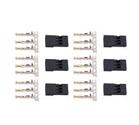 Srliya 100PCS 11.010 Male JR Plug JR Pin Kit Gold Plating JR Connector for Electronic Equipment