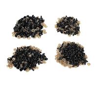 Srliya 100pcs 12 X 15mm Plastic Safety Nose for Stuffed Animals - Long Lasting Puppet Toy Nose Accessories (Screw (with gasket))