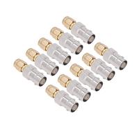 Srliya 10Pcs RF Coaxial Cable Adapter BNC Female to SMA Male Coax Line Connector Set Kit