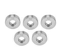 Srliya 10Pcs Welder Wire Feed Roller 1.0-1.2mm Groove Guide Wheel for ZK Welding Machine