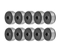 Srliya 10Pcs Wire Feed Drive Rollers Bearing Steel Nylon Welder Roll Wheels for 200A 350A 500A Wires Feeder