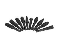 Srliya 10Pcs Woodworking Grinding Drill 1/4in Hex Shank Engraving File Burr Drill Bits Set