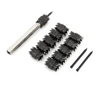 Srliya 13Pcs Spot Weld Cutter Set 3/8in Drill Bits Metal Hole Remover Power Tool