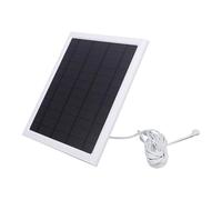 Srliya 15W Solar Panel Fit for Google Nest Cam Solar Panel Battery Charger IP66 Water Proof 360 Degree Adjustable for Indoor Outdoor with 9.8ft Cable White (2pcs)