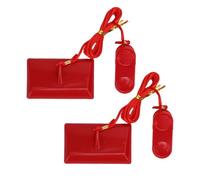 Srliya 2 Pcs Treadmill Magnetic Safety Switch Fit for 9600 GTS7 M8 M9 Treadmill Emergency Stop Magnet 68x41mm