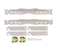 Srliya 2 Sets Wheel Alignment Tool Alloy Steel Silver Color Wheel Angle Alignment Tool with 2PCS Tape Measure and Extension Bracket