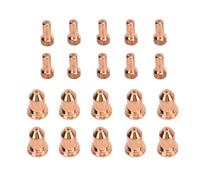 Srliya 20Pcs Electrode Tip, Brass Consumables for PT80 IPT-80 PTM-80 with 52558, 51311 P1.3 Nozzle, Great for Various Working Needs, Standard Size and Durable