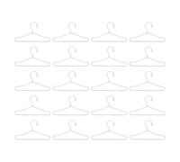 Srliya 20PCS Metal Mini Doll Clothes Hangers, Neat Stylish Doll Wardrobe Organizer, Dollhouse Accessories, Xmas Doll Enthusiasts