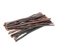 Srliya 20Pcs Sticks Molar Treats Sweet Organic Wood Chews for Small Pets, Long Lasting Teeth Grinding Rods, Suitable for Rabbits, Hamsters, and More, Fruit Tree Branch Material
