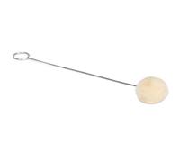 Srliya 20PCS Wool Ball Brush Leather Dyeing Polishing Tool with Metal Handle for DIY Crafts Projects