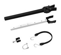 Srliya 23 to 35 Inch Adjustable Transom Protector Outboard Transom Saver with Composite Head for 100 Horsepower Motor Black