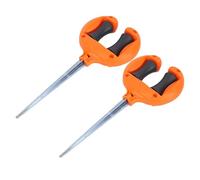 Srliya 2PCS Weather-Proof Garden Hose Support Spike Roller Guide for Seamless Movement, Protecting Plants, for Various Gardening Tasks (10.63x4.72in)