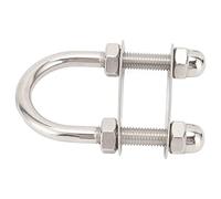 Srliya 316 Stainless Steel U Bolts 10mm M10x95x45mm, Mirror Polished Boat Accessories for Yacht, Rigging Accessories, Marine Environment