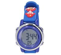 Srliya 3D Cartoon Kids Sport Watch, Luminous Alarm Clock, Digital Watch for Boys and Girls with Stopwatch, Backlight, Fire Cartoon Design, Suitable for 3 Years Old and Above