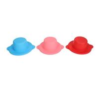 Srliya 3pcs Silicone Wax Melting Bowl Wide Margin Hair Removing Non Stick Wax Warmer Replacement Pot, Easy Cleaning, Versatile Usage, Quantity, Melting Bowl for Hair Removal, Safe Silicone Material