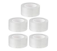 Srliya 5 Roll 3cm Wide Double Sided Tape, Non Slip Elastic Adhesive Tape for Crafts, Transparent, Advanced Nanotechnology, Powerful Adhesion