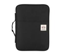 Srliya 5Colors A4 Document Bag File Folder Portfolio Organizer Document Case, Zippered Design, Multi Pocket Design, Portable,for Organizing documents; Also Store Other Items Like (Black)