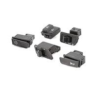 Srliya 5pcs GY6 Motorcycle Starter Switch Button Kit, High Low Beam Headlight Horn Turn Signal Function, Plug and Play, Plastic Material, Fit for