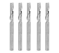 Srliya 5pcs Tungsten Steel Wood Carving Router Bit Spiral Milling Cutter Parts 3.175 X 15mm