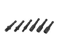 Srliya 6PCS Air Socket 1/4-Inch Shank for in&External Double Ended Screw Nut