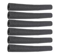 Srliya 6pcs Foam Pipe Covers Black EPE Spiral Cuttable Multi Purpose Pipe Insulation Foam Tube for Swimming Pool Handle Water Pipe Exercise Machine Handle