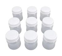 Srliya 9pcs 90ml Breastmilk Collection Bottle Wide Neck Breastmilk Storage Bottle Reusable Storage Container with Leakproof Lid for Breastmilk