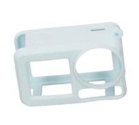 Srliya Action 5 Pro Camera Silicone Case Shockproof Scratch Washable Protective Sleeve Flexible Blue, Fit for Osmo, Lens Cover, Strap Included