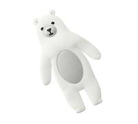 Srliya Adhesive Cute Animal Sticky Hooks Bendable Multifunctional Reusable Wall Hanger for Home Office PVC 1 Pack