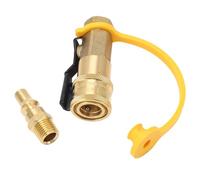 Srliya Arrow Storage Case Adapter Reliable Gas Hose Fitting with Valve for Tabletop Grill 1/4 Inch for Picnics