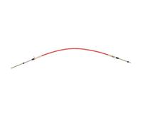 Srliya Automatic Transmission Shifter Cable, Eyelet End 80832 0.375 Inch Outer Dia. Replacement for B&M Shift Lever, Length: 92cm, Red, Eyelet, Threaded Cable