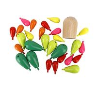 Srliya Balancing Cactus Building Blocks, Wood Puzzle Toy with Round Corners, Ideal Kids, Safe Water Paint, Non- Eco-Friendly Material, Hand-Eye Coordination and Thinking