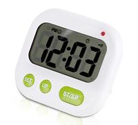 Srliya Bellman Vibio Deaf Vibrating Alarm Clock Digital Alarm Clock 11×8×3 Music Vibration Digital Lcd Alarm Clock Electronic Kitchen Timer with Backlight Digital Alarm Clock Vibrating