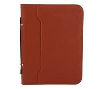 Srliya Business Portfolio 10 File Folders 30 Sheets Notebook 10.1 Inch Tablet Case 8 Digit Solar Calculator Multi Functional Portfolio with Zipper