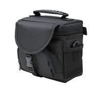 Srliya Camera Case Bag Compact Padded Camera Handbag for Most Cameras Oxford Cloth Black