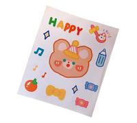 Srliya Cartoon Bear Sticker Cute Aesthetic Water Bottle Sticker, Strong Adhesion for Laptop and Phone Case, Multifunctional Paper Adorable Decal with Wide Applications